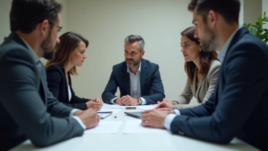 Réunion d'équipe analysant des données de conformité réglementaire